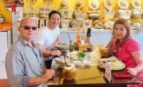 Travelers exploring Hue, Vietnam, visiting the Imperial City, royal tombs, and the Perfume River during a multi-day trip.