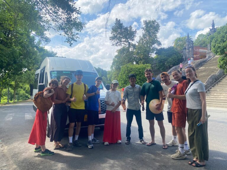 Hue private car with professional driver in Vietnam